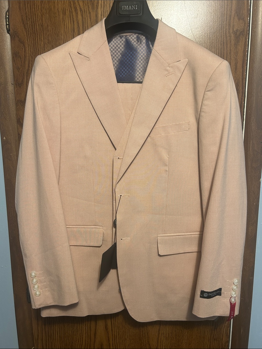 NWT Imani Uomo Slim Fit 3 Piece Pantsuit 40R